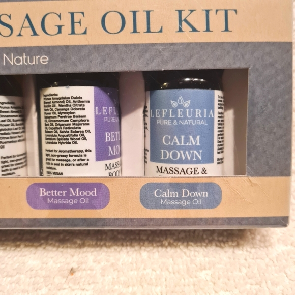 New- Lefleuria Wellness Body and Massage Oil Kit (Set of 6) - Picture 5 of 6